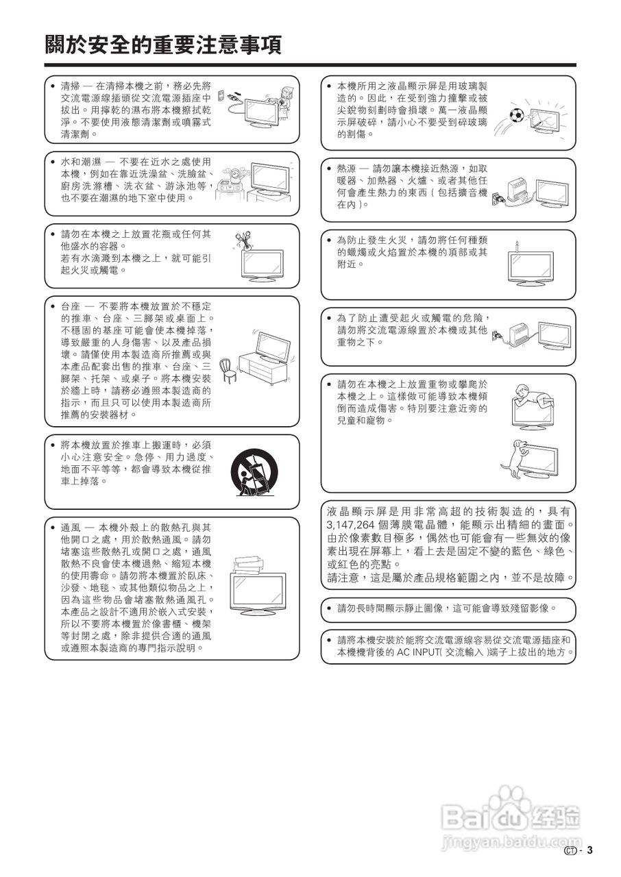 声宝LC-19A33H-BK型液晶电视机说明书:[1]