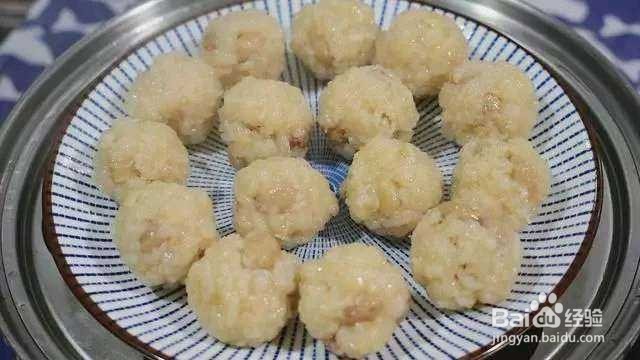 美食分享——莲藕花生丸