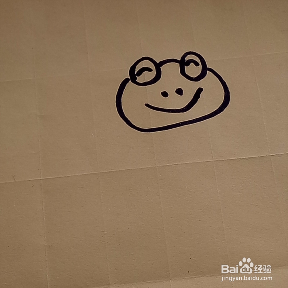 儿童趣味动物简笔画小青蛙