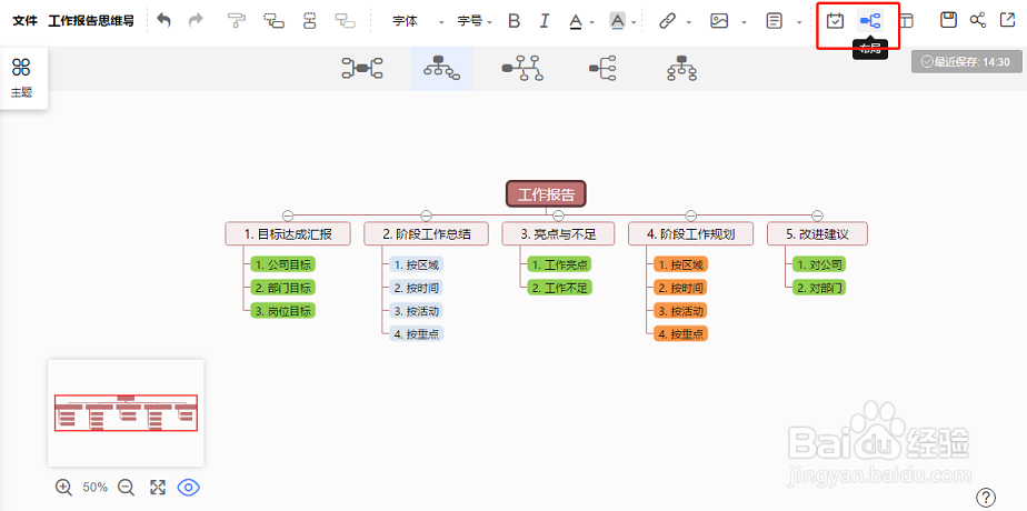 思维导图怎么画？利用模板绘制思维导图方法介绍