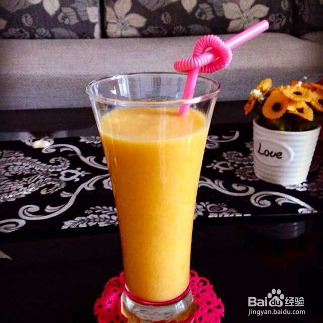 自制椰汁芒果西米露