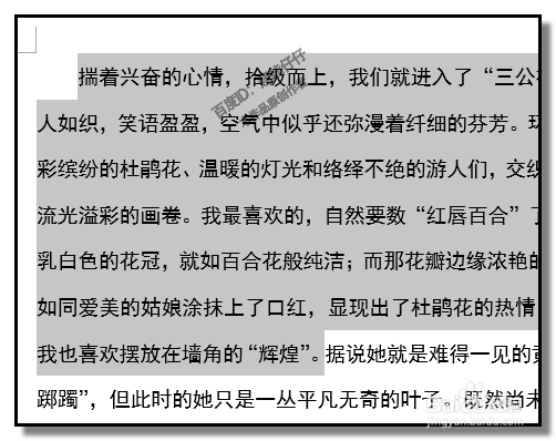 WORD2013快速选中文字的各种方法?