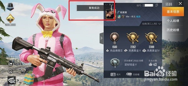 和平精英怎么查看id