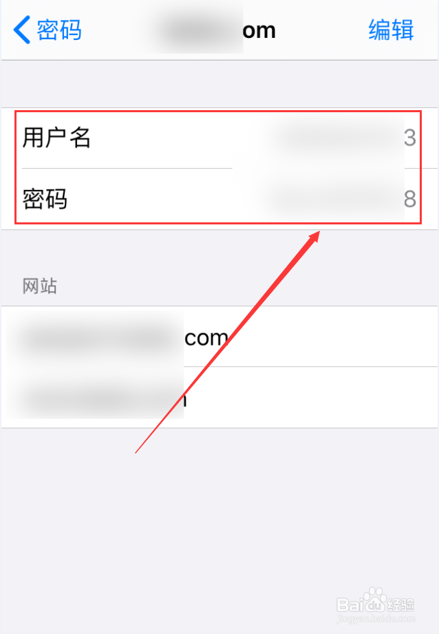 苹果手机怎么查看已存储的网站和app密码