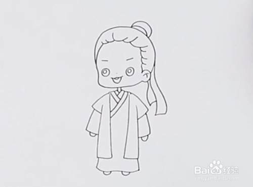 许仙的简笔画怎么画