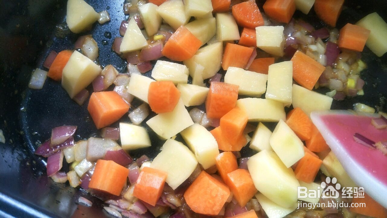 咖喱鸡腿饭的做法