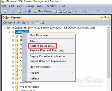 GENESIS64系列软件恢复配置的若干种方法