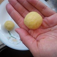 暖冬小吃——芝士地瓜丸