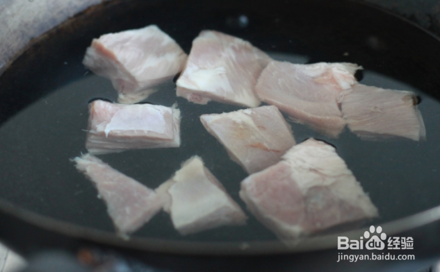 排骨板栗的做法