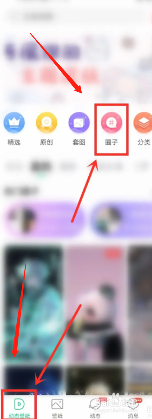 如何在壁纸多多软件上加入热门圈子