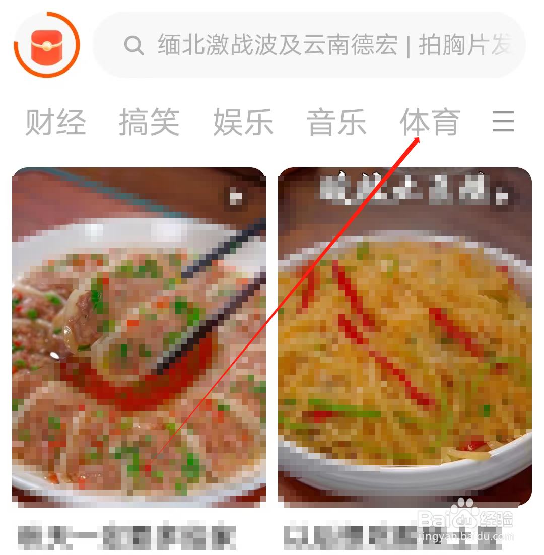 有柿怎样查看体育专栏