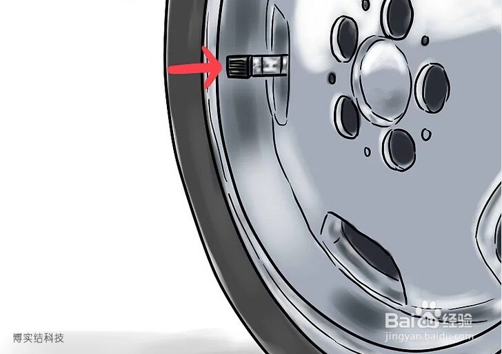 自己如何动手检测汽车胎压