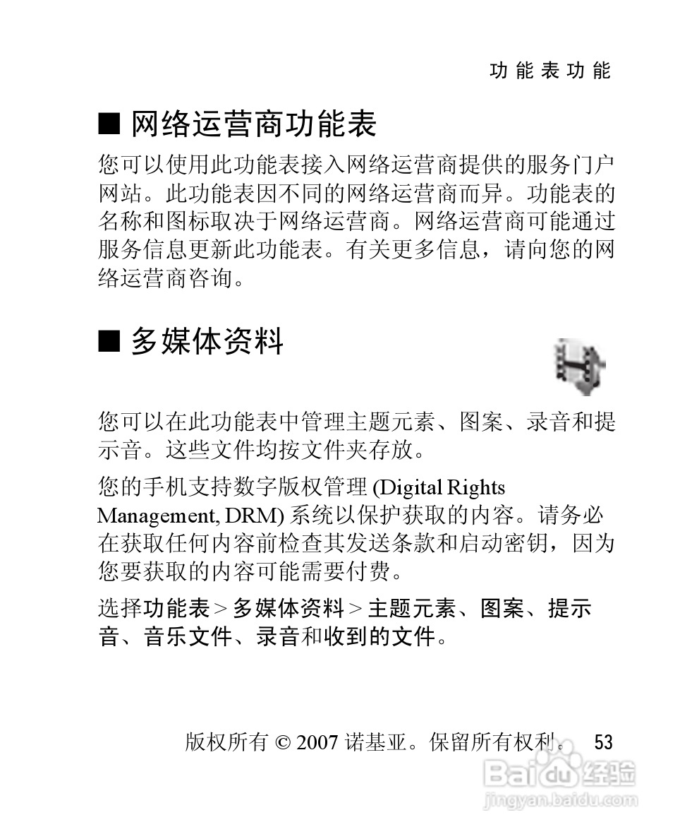 诺基亚2660手机使用说明书:[6]