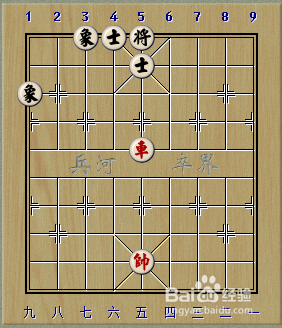 象棋残局：一车巧胜士象全系列：[4]简单3