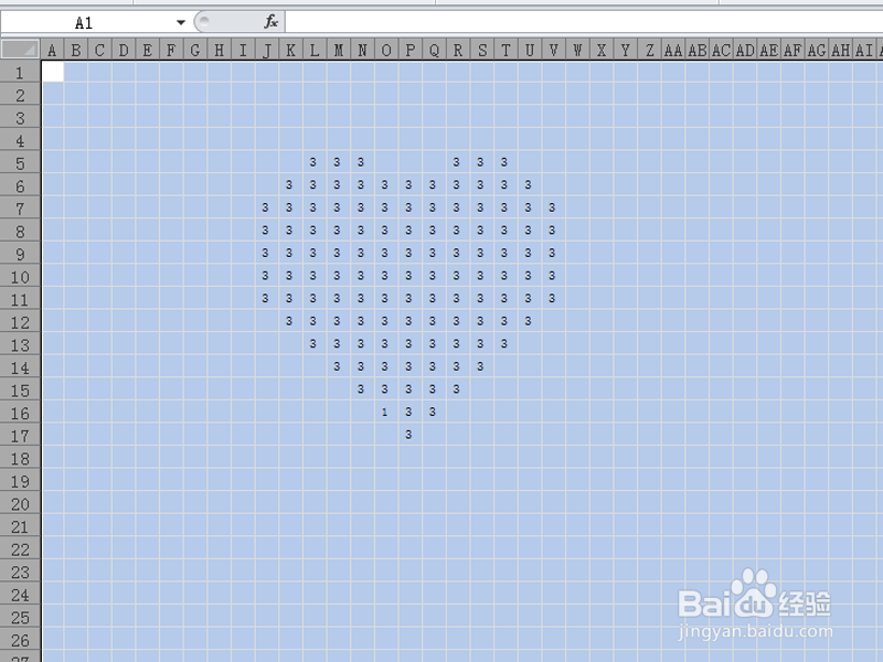 如何使用excel绘画