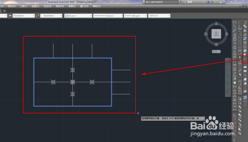 使用CAD绘制烽火台图块