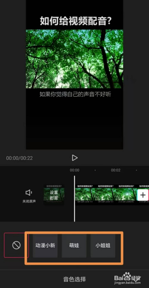 剪映如何给视频配音?