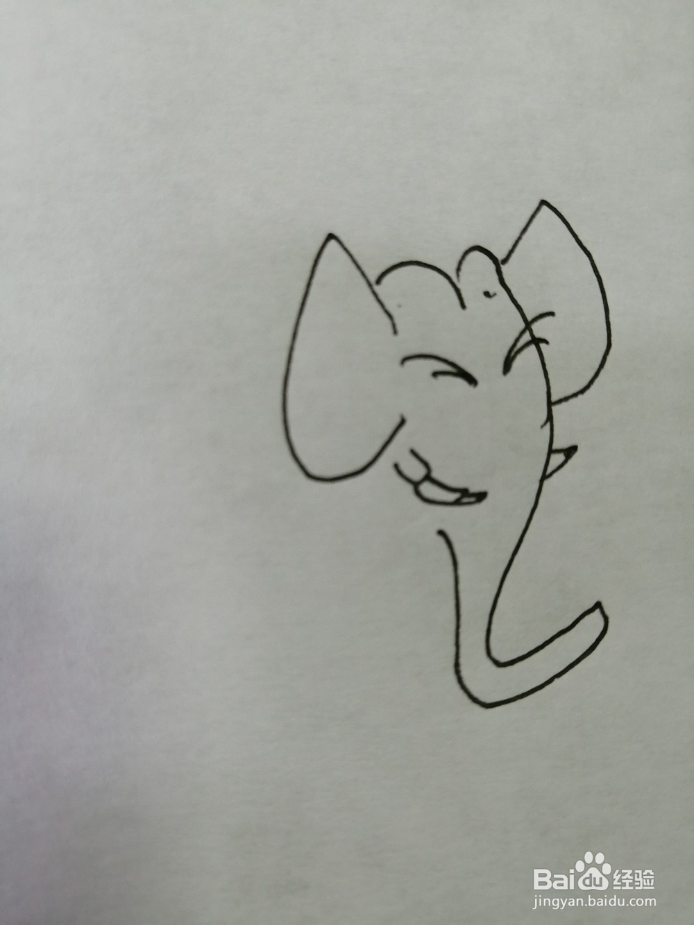 简笔画大象怎么画