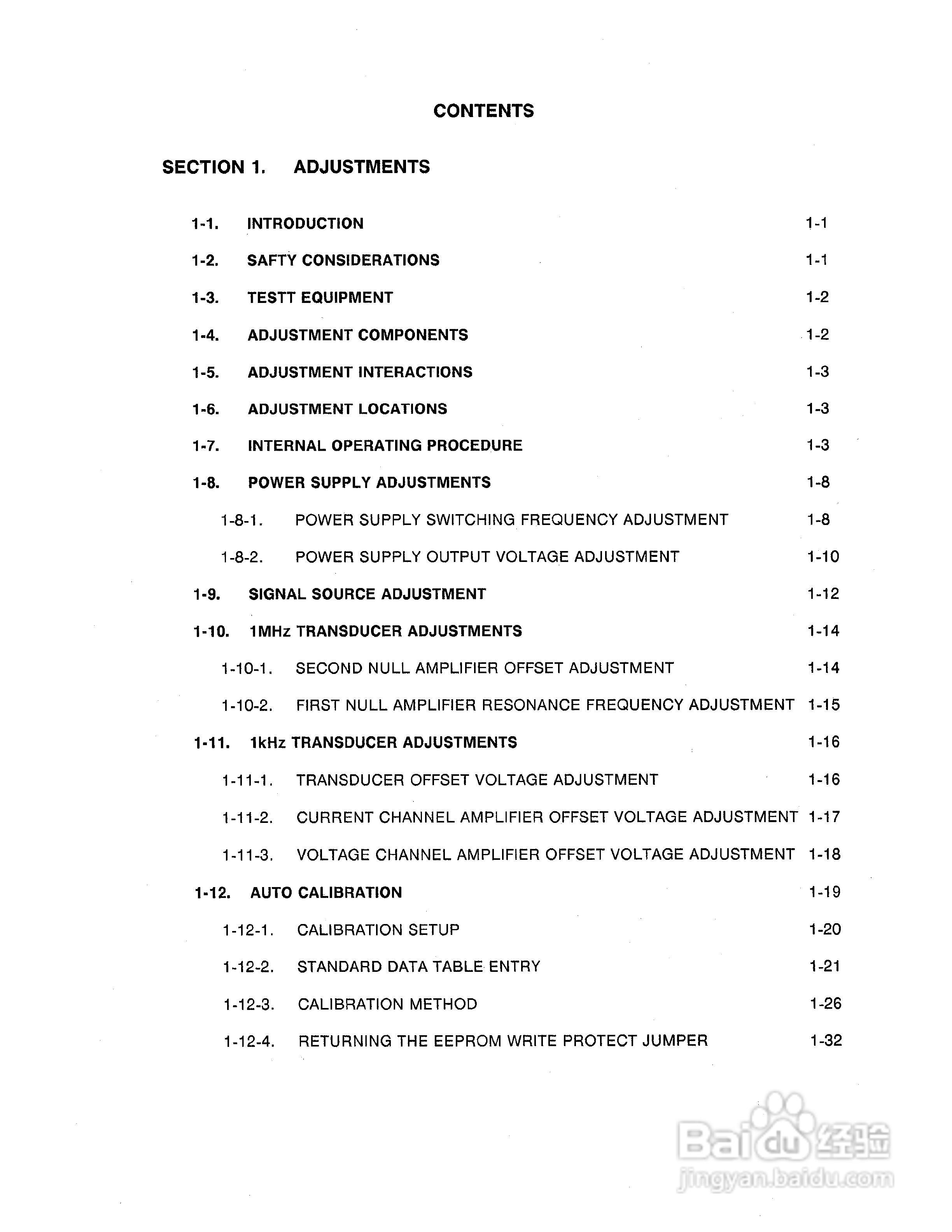 HP 4278A测试电桥使用说明书:[1]