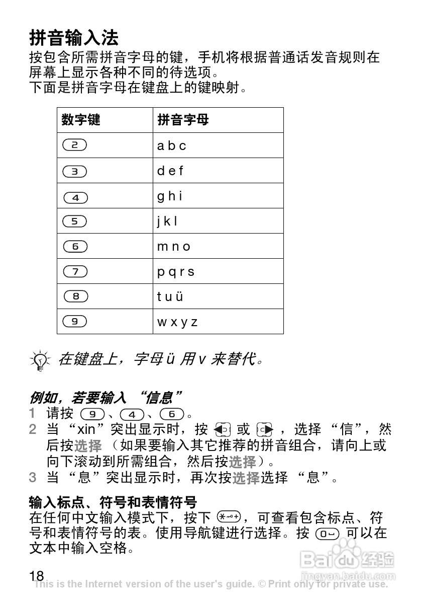 索尼爱立信J120C手机使用说明书:[2]