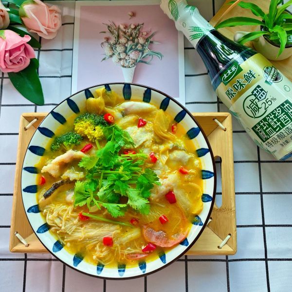 金汤酸菜鱼做法分享