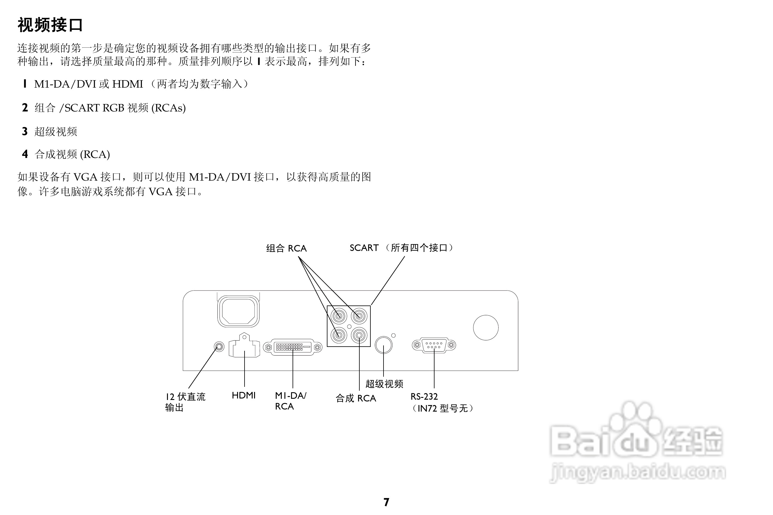富可视 IN74投影机说明书:[1]