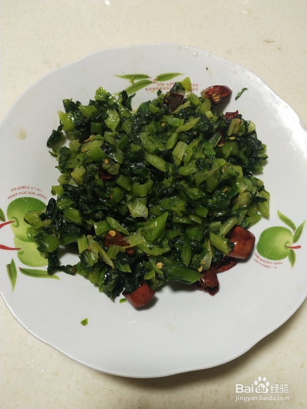 爆炒油麦菜的做法