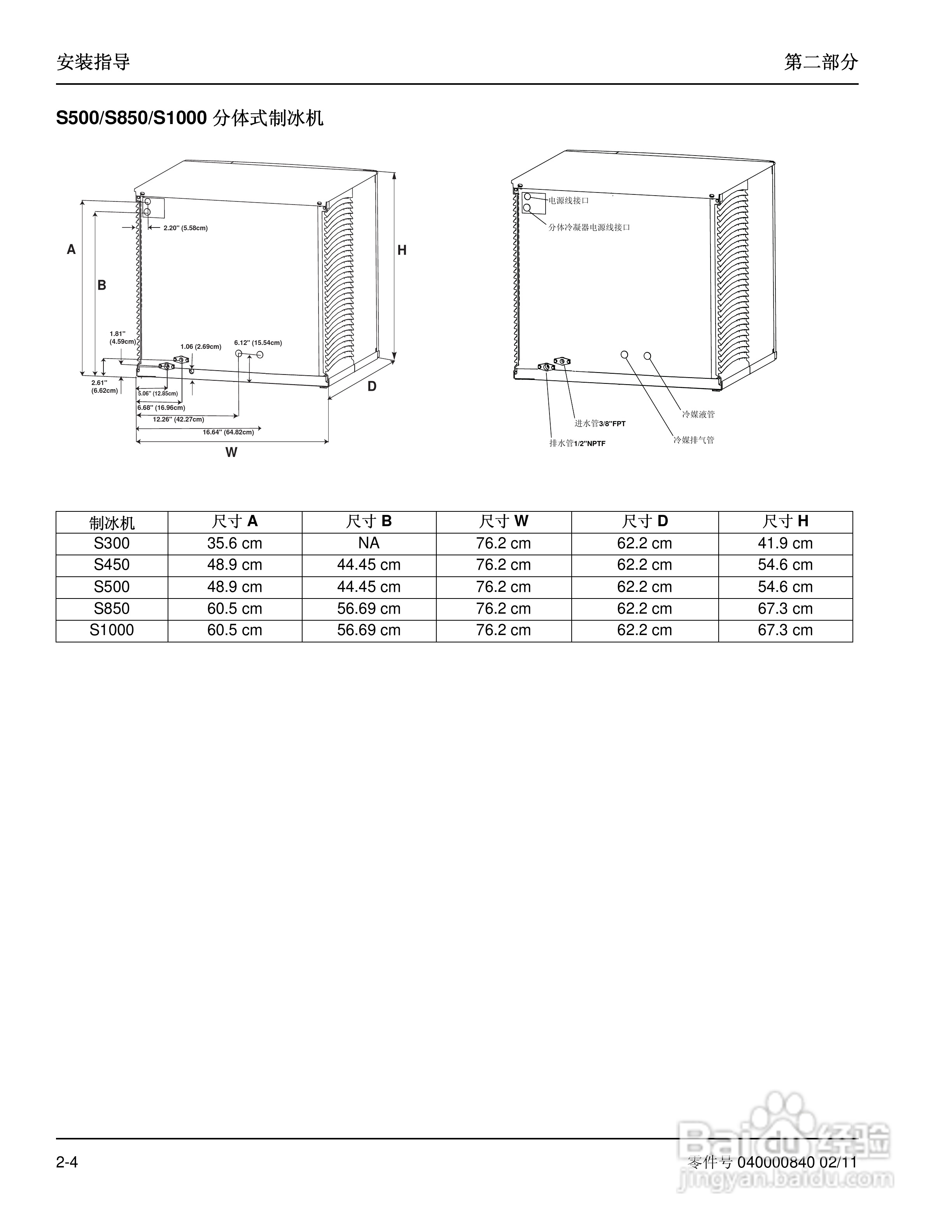 Manitowoc万利多SR1601W制冰机说明书:[2]