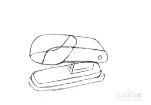 绘制一个订书机