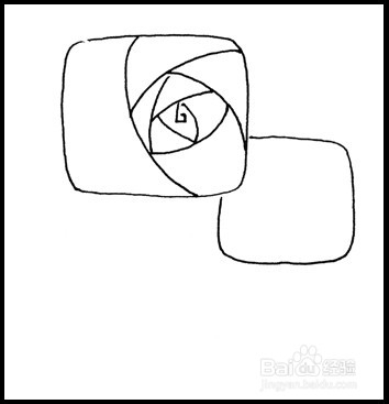 怎样画简笔画（花卉）：[4]玫瑰3