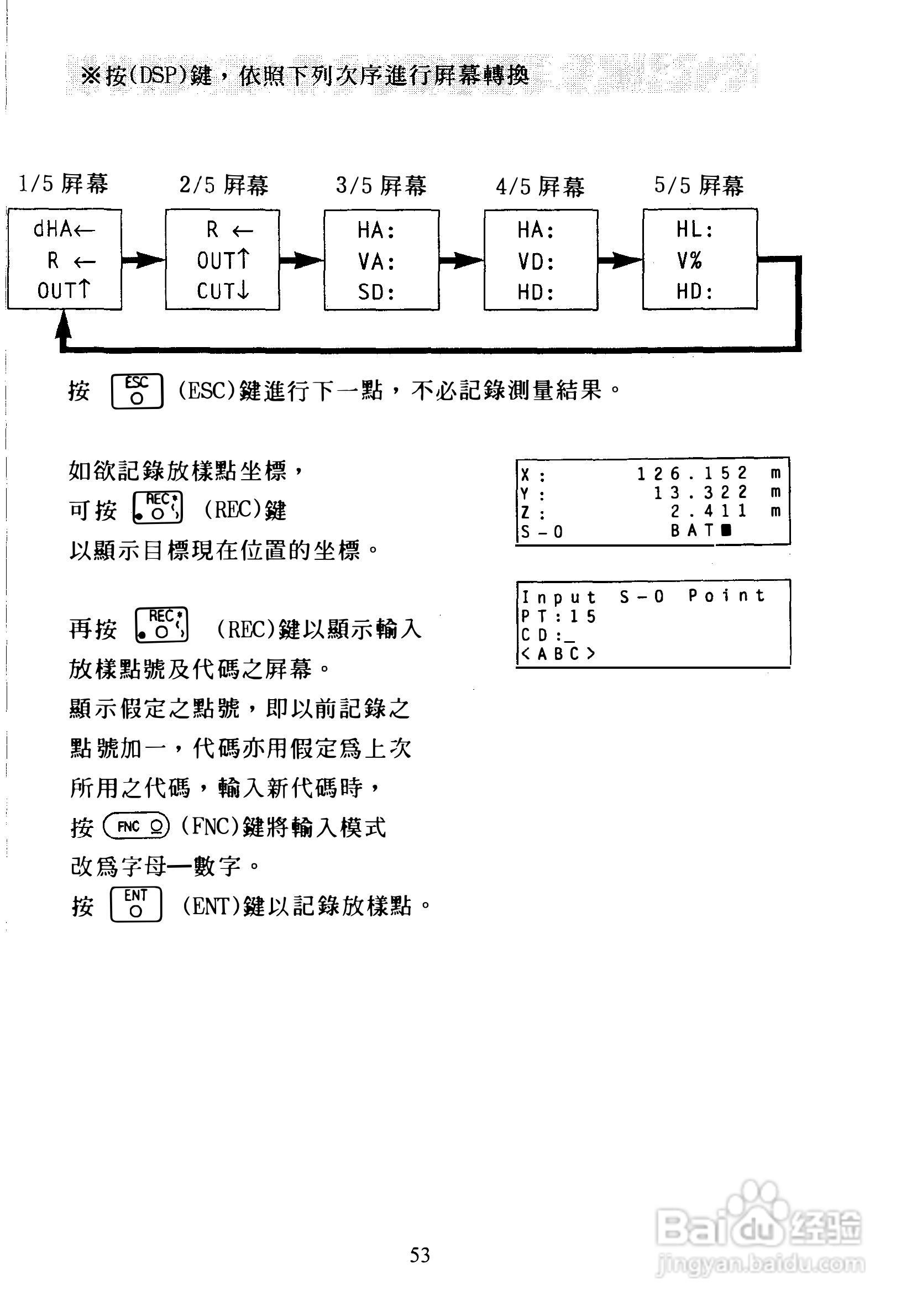 尼康DTM-300、310系列全站仪使用手册:[6]
