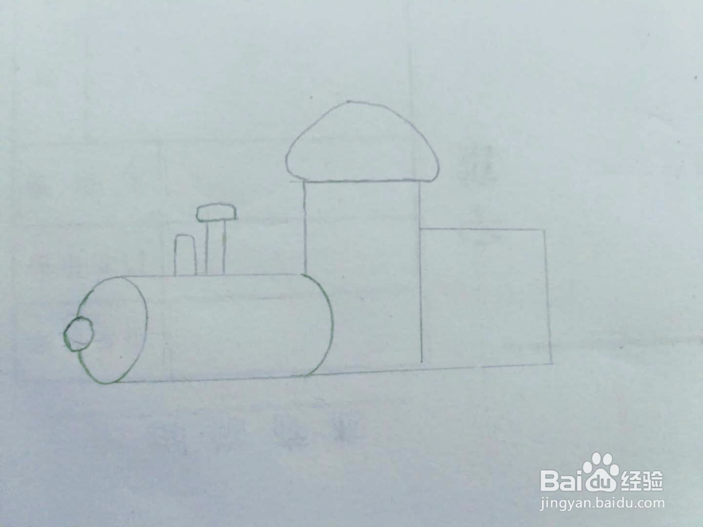 多妈亲子手工简笔画儿童玩具小火车