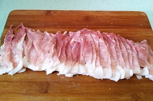 营养美食制作红油豆瓣盐煎肉