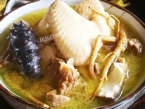 教你怎么做松茸海参炖土鸡