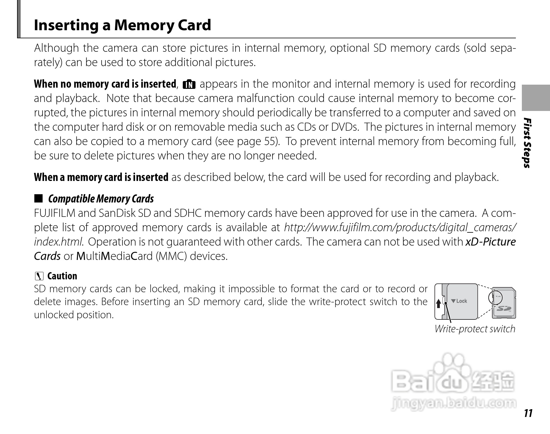 富士 FINEPIX Z707EXR数码相机说明书:[3]