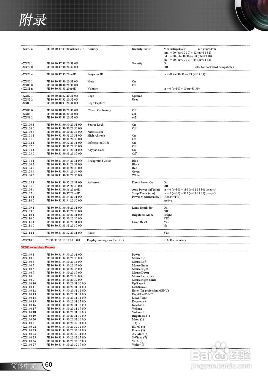 奥图码EX610ST投影机使用说明书:[6]