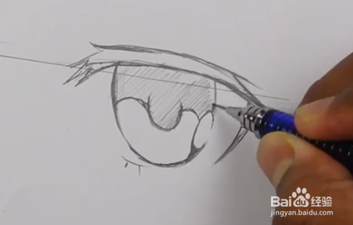 怎么画动漫眼睛