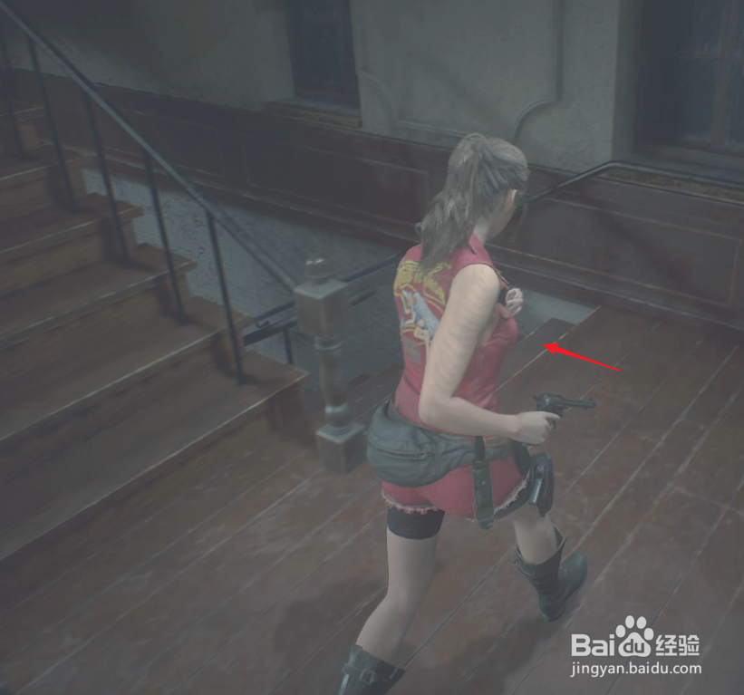 生化2重制版克莱尔里关攻略22:前往审讯室