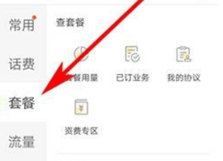 电信营业厅怎么看自己的套餐