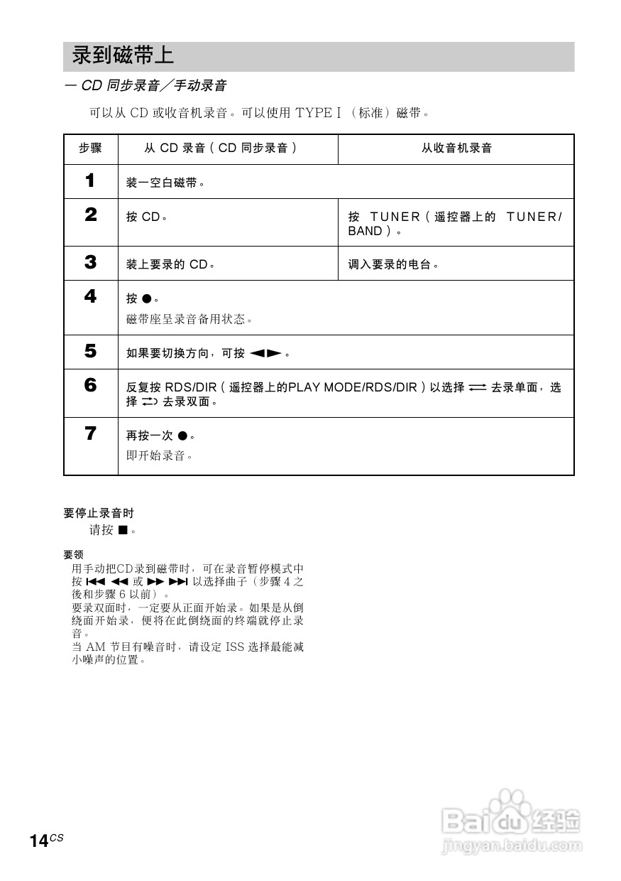 索尼CMT-EP50迷你组合音响使用说明书:[2]