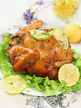 迷迭香烤整鸡