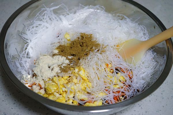 胡萝卜馅素包子