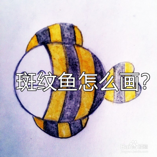 斑纹鱼怎么画?
