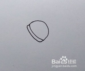 体育用品：羽毛球的简笔画法