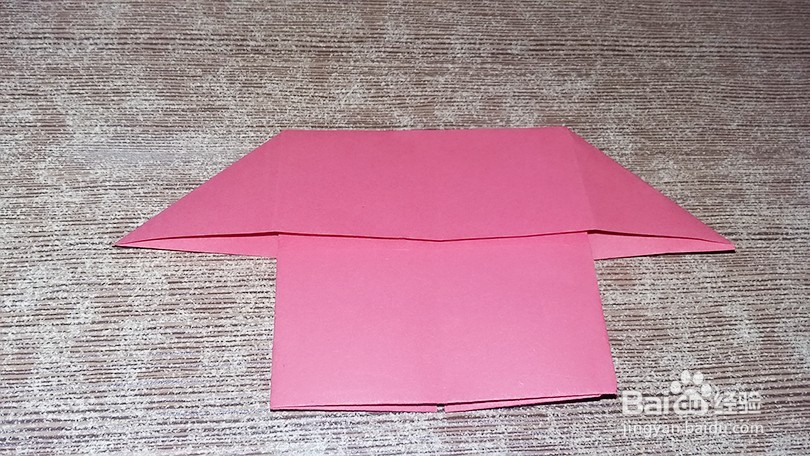 用彩纸折叠一所房子