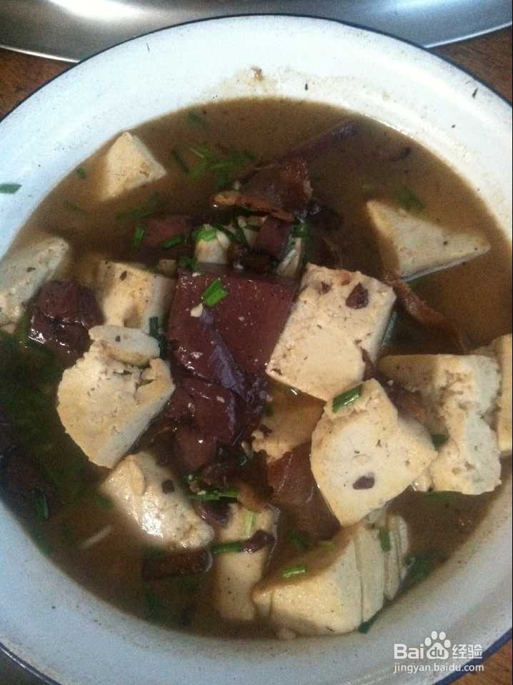 家常菜：猪血炖豆腐