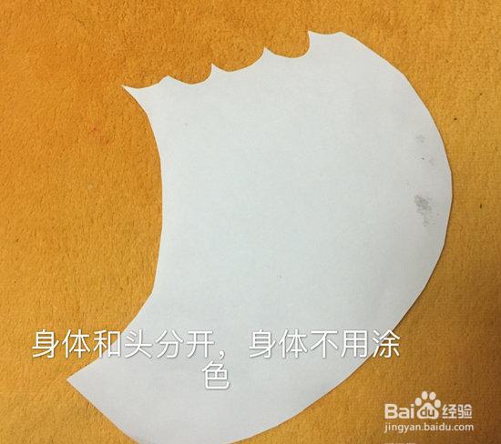 鸡拼贴手工画制作教程