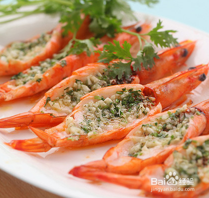 蒜蓉烤虾的做法