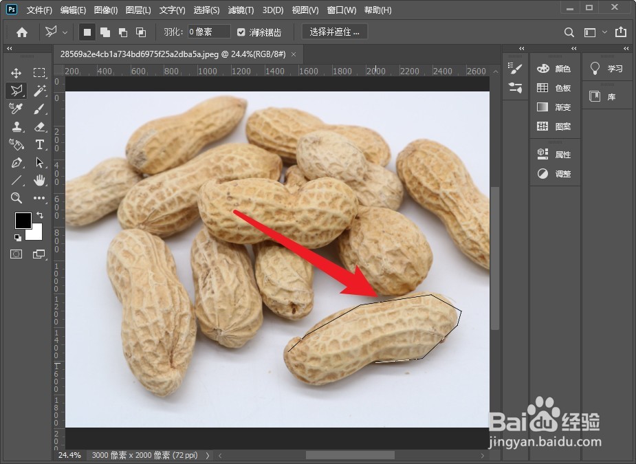 ps套索工具怎么撤销上一步