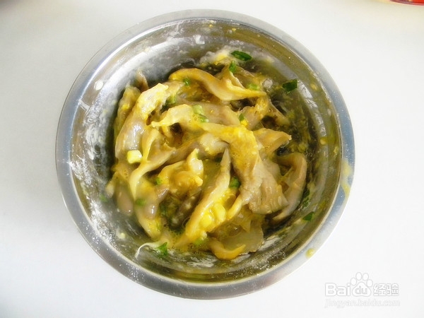 炸平菇的制作方法